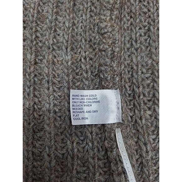 Gap Open Front Sweater Vest Women's Size Medium Alpaca Wool Blend Long Tunic - Picture 5 of 7